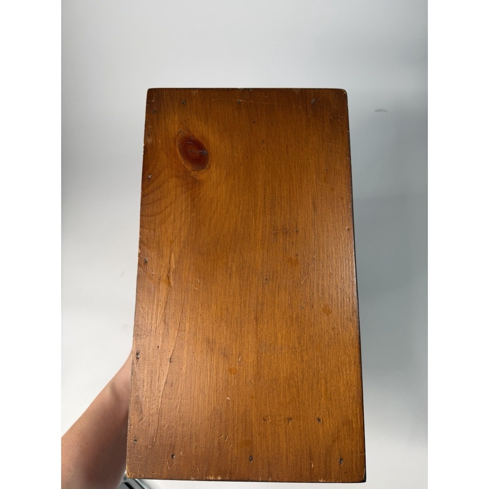 Vintage Nautical Wood Captains Book Shelf Solid Cherry Cottagecore Decor - Picture 5 of 9